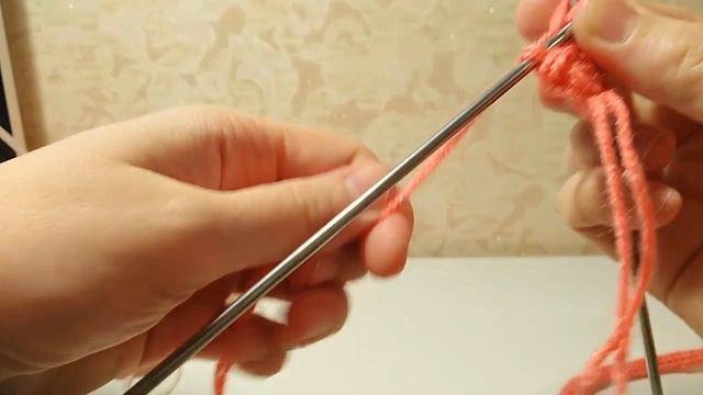 Вяжем детский шарф спицами платочной вязкой с градиентом. Часть 1. смотреть онлайн