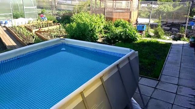 Огромный бассейн на даче или самый маленький бассейн INTEX смотреть онлайн