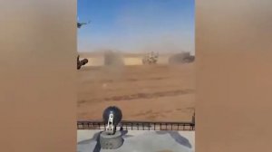 наши в сирии гоняют американского кабанчика по пустыне