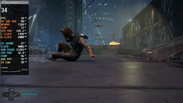 RX 580 | Star Wars Jedi: Survivor | I5 10400 ,1080p All Settings ! смотреть онлайн