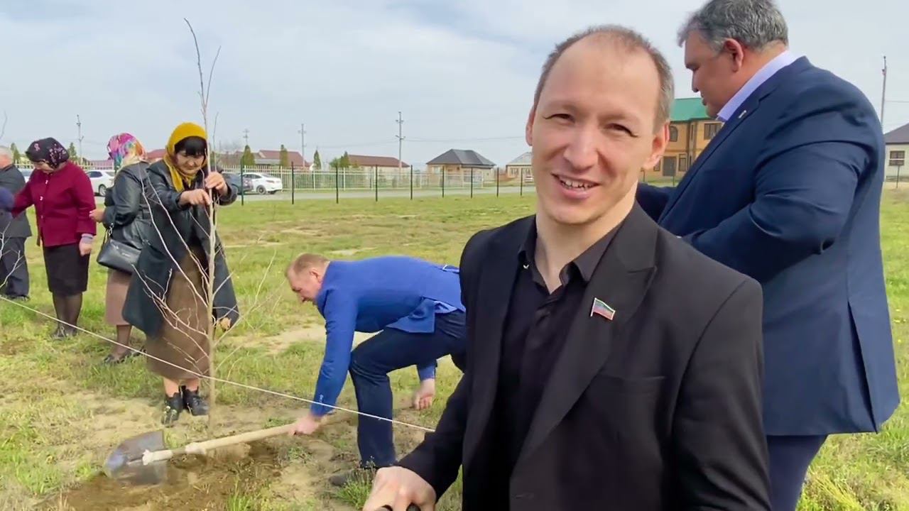 ГАСАН ОСМАНОВ 101 дерево посадили в Ногайском районе в рамках акции. смотреть онлайн