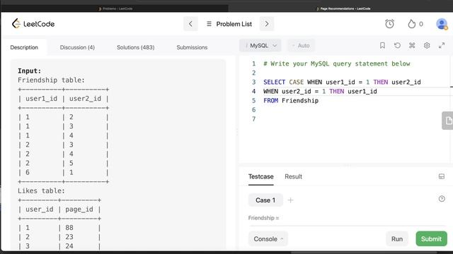 FACEBOOK/META LeetCode Medium 1264 “Page Recommendations" Interview SQL Question Explanation | EDS смотреть онлайн