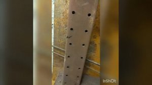 Печь из профильной трубы на отработке! Капельная подача масла!