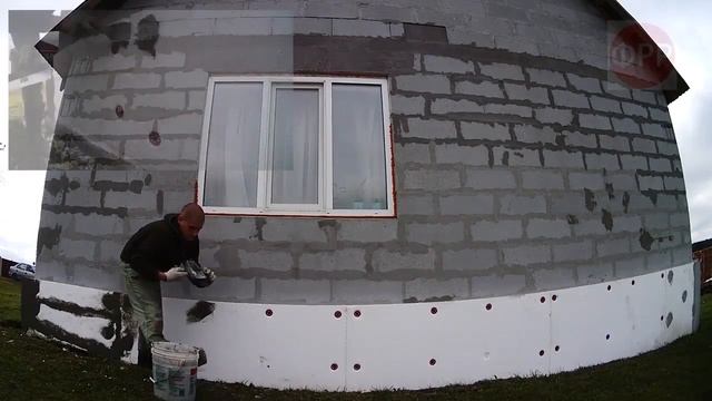 про село - утепление фундамента // Жизнь в деревне // все по уму построим // отделка смотреть онлайн