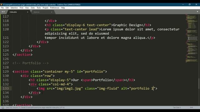One Page Website | Bootstrap 5 | Coding League смотреть онлайн