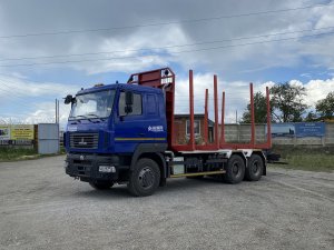 Сортиментовоз МАЗ 631228, 6х4, 21.2т, 33м3, 430 л.с., WP12.430Е5,12JSDX240TA, 4 коника, Хардокс 500