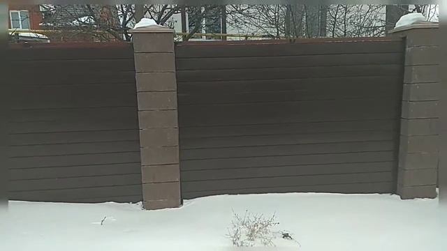 Забор из профнастила в городе Уфа от компании "УфимЗаборы" смотреть онлайн