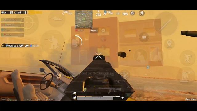 Погоня на золотой Мирадо в песчаной буре | GamePlay PUBG Mobile смотреть онлайн