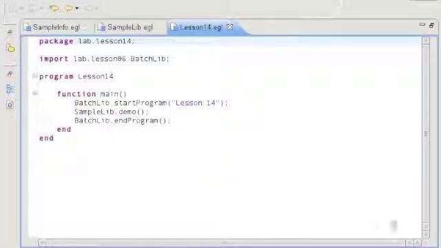 Essential EGL+Batch - Lesson 14 Record Array смотреть онлайн