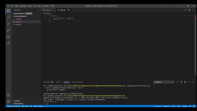 PYTHON MADE SIMPLE: 05-INDENTATION IS IMPORTANT смотреть онлайн