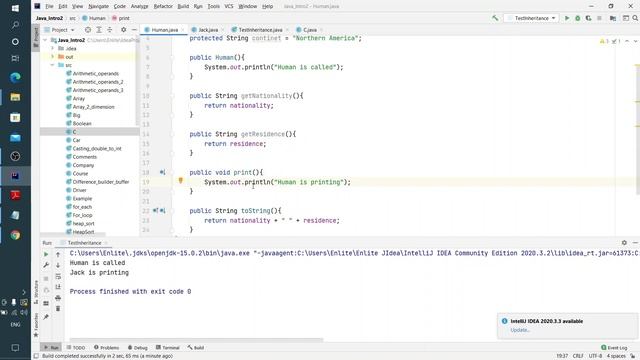 Java урок - 12.1.6 Наследование. Аннотация @Override смотреть онлайн