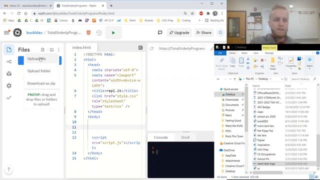 Uploading a file to replit.com смотреть онлайн