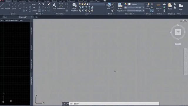 AutoCAD 2021 Tutorial: Block(VI)-how to edit an existing block and add attributes for this block? смотреть онлайн