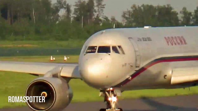 Руление и взлёт ТУ 204-300 в Аэропорту Минск смотреть онлайн