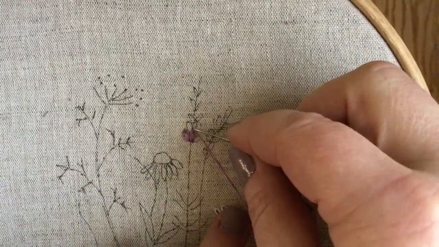 Embroidery Tutorial - Lazy Daisy Stitch | Chrissie Crafts смотреть онлайн