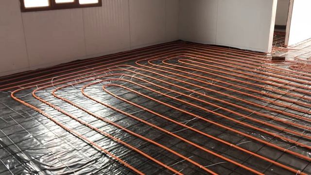 Водяной теплый пол. Объект столовая. Монтаж и ошибки