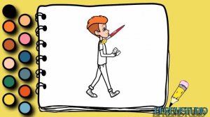 Новый дядя Федор хипстер  Рисуем дядю Федора  Раскраска для детей Простоквашино