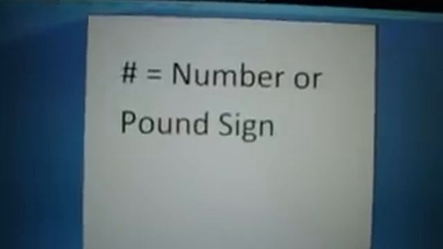 Number or Pound Sign смотреть онлайн