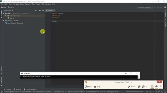 how to calculate numbers with PyCharm (Python) on windows смотреть онлайн