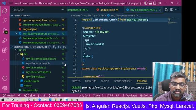 Angular Library Tutorials in Telugu Part 1 смотреть онлайн