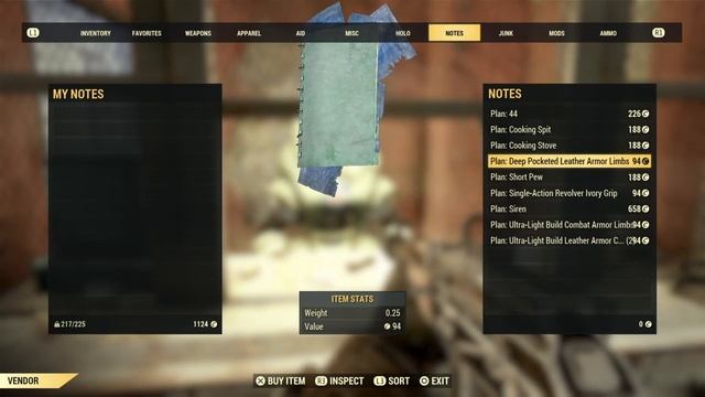 How to find Deep-Pocketed Plans (+10 Carry Weight) FAST and EASY! смотреть онлайн