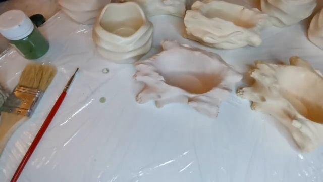 Мыловарение/ Кашпо из гипса. Коряжка с АлиЭкспресс- варианты раскраски смотреть онлайн