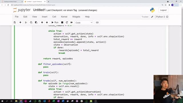 Einführung OpenAI gym-anytrading | Künstliche Intelligenz | Finance mit Python | Teil 2/2 смотреть онлайн
