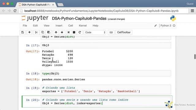 Pandas - Jupyter Notebook Parte 1/4 смотреть онлайн
