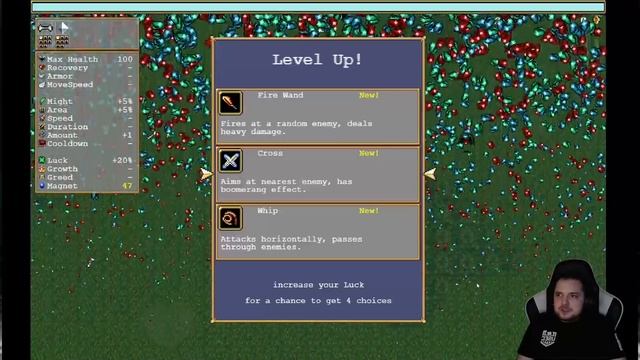 ПИКСЕЛЯЧ РОГАЛИК [Vampire Survivors] #4 смотреть онлайн