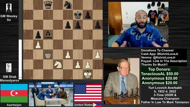 Shakhriyar Mamedyarov Vs Wesley So. 2022 Altibox Norway Chess Blitz. Round 3. A Poisoned Pawn?