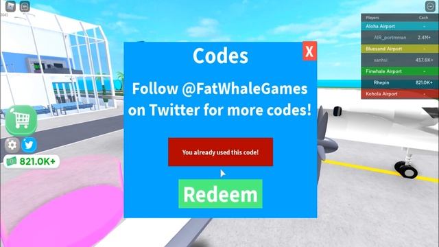 Roblox ? CONSOLE! Airport Tycoon! New Code August 2020 смотреть онлайн