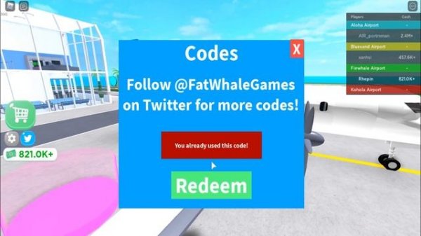 Roblox ? CONSOLE! Airport Tycoon! New Code August 2020