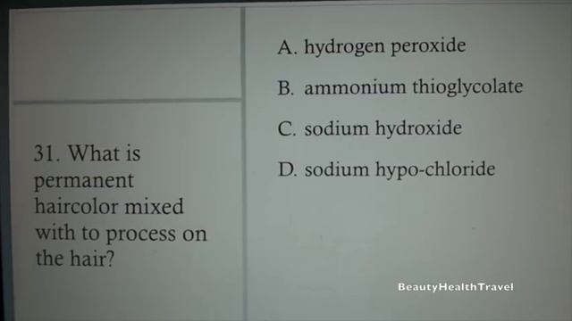 (35) Cosmetology: Haircolor Test questions for State Board смотреть онлайн