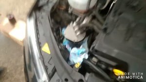 Замена топливного фильтра Skoda Oktavia III A7  2016 1,6 tdi 81kw