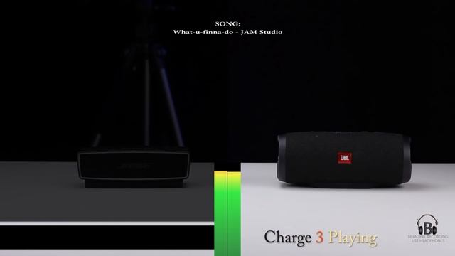 SoundLink Mini 2 vs JBL Charge 3: Sound Battle -The real sound comparison (Binaural Recording) смотреть онлайн