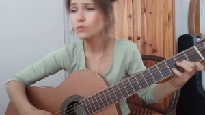 Мотылек. Мне вспомнилась сказка. Кавер на гитаре.  Народная песня.