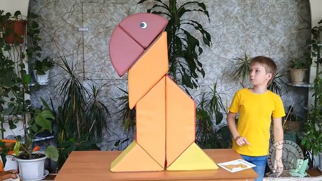 Магнитный мягкий конструктор, 14 элементов смотреть онлайн