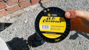 Леска и катушка для триммера CHAMPION