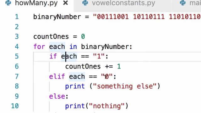 python counting 1s and 0s смотреть онлайн