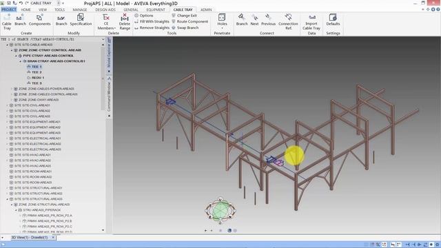 AVEVA E3D Cable Tray Modelling смотреть онлайн