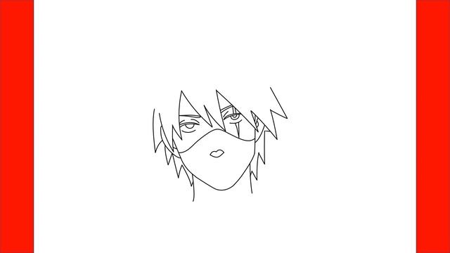 How To Draw Kakashi Anbu From Naruto - Step By Step Drawing смотреть онлайн