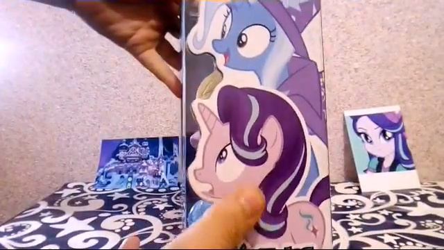 Расспоковка пониподарков на новый год Флаттершай и фигурка Старлайт и Трикси смотреть онлайн