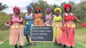 Поздравление из АФРИКИ на ДЕНЬ РОЖДЕНИЯ от АФРИКАНЦЕВ