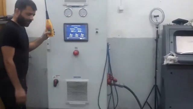 SRC-S-255-L4H Refcomp Vidalı Kompresör Testi & SRC-S-255-L4H Refcomp Screw Compressor Run Test смотреть онлайн