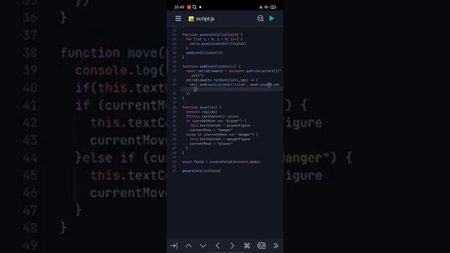 Как создать игру крестики нолики Tick-Tak-Toe на javascript смотреть онлайн