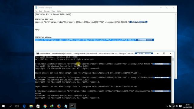 Change Product Key Office Professional Plus 2016 смотреть онлайн