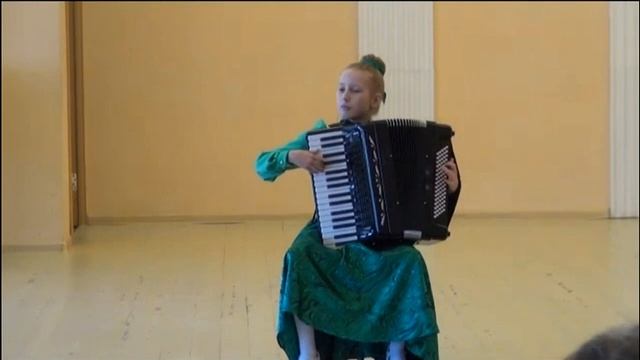 А.Коробейников "Грациозный танец" Аккордеонистка Макарова Варвара смотреть онлайн