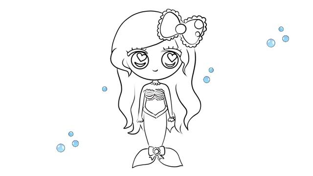 How to draw Mermaid Ariel | Disney Princess | Как нарисовать принцессу Ариэль смотреть онлайн