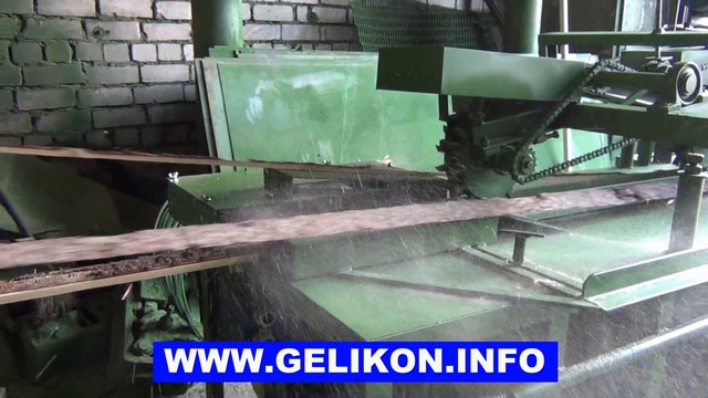 Станок горбыльно-перерабатывающий ГП-500-3 (с 3 рябухами, раздвижными пилами)горбыль пилить на доски