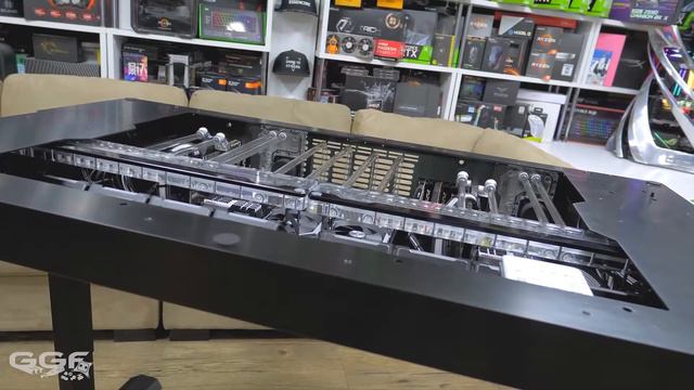 My DREAM $25000USD Editing & Gaming DUAL PC Desk Setup! - LIAN LI DK-05F смотреть онлайн